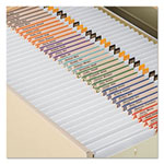 Smead Reinforced Top Tab Colored File Folders, Straight Tab, Letter Size, White, 100/Box view 1