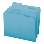 Smead Colored File Folders, 1/3-Cut Tabs, Letter Size, Teal, 100/Box view 2