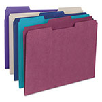 Smead Colored File Folders, 1/3-Cut Tabs, Letter Size, Navy Blue, 100/Box view 3
