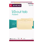 Smead Manila File Folders, 1/3-Cut Tabs, Legal Size, 100/Box view 2