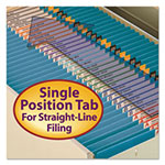 Smead Reinforced Top Tab Colored File Folders, Straight Tab, Legal Size, Blue, 100/Box view 3