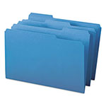 Smead Colored File Folders, 1/3-Cut Tabs, Legal Size, Blue, 100/Box view 5