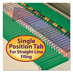 Smead Reinforced Top Tab Colored File Folders, Straight Tab, Legal Size, Green, 100/Box view 3