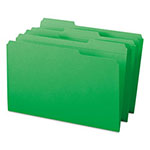 Smead Reinforced Top Tab Colored File Folders, 1/3-Cut Tabs, Legal Size, Green, 100/Box view 3