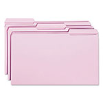 Smead Reinforced Top Tab Colored File Folders, 1/3-Cut Tabs, Legal Size, Lavender, 100/Box view 2