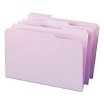 Smead Reinforced Top Tab Colored File Folders, 1/3-Cut Tabs, Legal Size, Lavender, 100/Box view 3