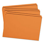 Smead Reinforced Top Tab Colored File Folders, Straight Tab, Legal Size, Orange, 100/Box view 3