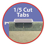 Smead Hanging Folders, Legal Size, 1/5-Cut Tab, Standard Green, 25/Box view 2