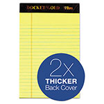TOPS Docket Gold Ruled Perforated Pads, Narrow Rule, 50 Canary-Yellow 5 x 8 Sheets, 12/Pack view 5