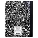 Universal Composition Book, Wide/Legal Rule, Black Marble Cover, (100) 9.75 x 7.5 Sheets view 2