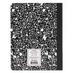 Universal Composition Book, Medium/College Rule, Black Marble Cover, (100) 9.75 x 7.5 Sheets view 1