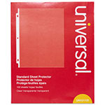 Universal Top-Load Poly Sheet Protectors, Standard, Letter, Clear, 100/Box view 4