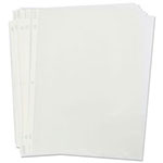 Universal Top-Load Poly Sheet Protectors, Std Gauge, Nonglare, Clear, 50/Pack view 4