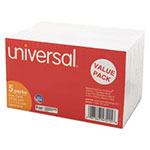 Universal Ruled Index Cards, 3 x 5, White, 500/Pack view 1