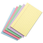 Universal Index Cards, Ruled, 3 x 5, Assorted, 100/Pack view 5