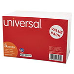 Universal Ruled Index Cards, 4 x 6, White, 500/Pack view 1