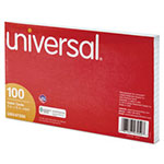 Universal Ruled Index Cards, 5 x 8, White, 100/Pack view 2