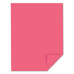 Astrobrights Color Cardstock, 65 lb, 8.5 x 11, Plasma Pink, 250/Pack view 2