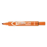 Avery MARKS A LOT Large Desk-Style Permanent Marker, Broad Chisel Tip, Orange, Dozen orginal image
