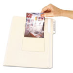 C-Line Peel & Stick Photo Holders, 4 3/8 x 6 1/2, Clear, 10/Pack orginal image