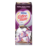 Coffee-Mate® Liquid Coffee Creamer, Italian Sweet Creme, 0.38 oz Mini Cups, 50/Box orginal image