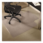 E.S. Robbins EverLife Chair Mats for Medium Pile Carpet with Lip, 45 x 53, Clear orginal image