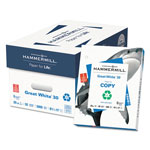 Hammermill Great White 30 Recycled Print Paper, 92 Bright, 3Hole, 20lb, 8.5 x 11, White, 500 Sheets/Ream, 10 Reams/Carton orginal image