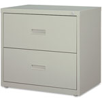 Lorell 2 Drawer Metal Lateral File Cabinet, 30