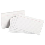 Oxford Ruled Index Cards, 3 x 5, White, 100/Pack orginal image