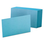 Oxford Unruled Index Cards, 4 x 6, Blue, 100/Pack orginal image