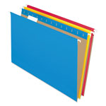 Pendaflex Colored Hanging Folders, Legal Size, 1/5-Cut Tab, Assorted, 25/Box orginal image