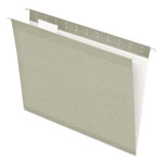 Pendaflex Colored Reinforced Hanging Folders, Letter Size, 1/5-Cut Tab, Gray, 25/Box orginal image