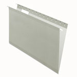 Pendaflex Colored Reinforced Hanging Folders, Legal Size, 1/5-Cut Tab, Gray, 25/Box orginal image