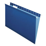 Pendaflex Colored Reinforced Hanging Folders, Legal Size, 1/5-Cut Tab, Navy, 25/Box orginal image