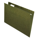 Pendaflex Standard Green Hanging Folders, Legal Size, 1/5-Cut Tab, Standard Green, 25/Box orginal image