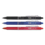 Pilot FriXion Clicker Erasable Retractable Gel Pen, 0.7mm, Assorted Ink/Barrel, 3/Pack orginal image