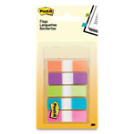 Post-it® Page Flags in Portable Dispenser, Assorted Brights, 5 Dispensers, 20 Flags/Color orginal image