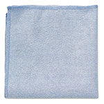 Rubbermaid Microfiber Cleaning Cloths, 12 x 12, Blue, 24/Pack orginal image
