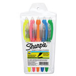Sharpie® Liquid Pen Style Highlighters, Chisel Tip, Assorted Colors, 5/Set orginal image