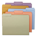 Smead Colored File Folders, 1/3-Cut Tabs, Letter Size, Assorted, 100/Box orginal image