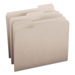Smead Colored File Folders, 1/3-Cut Tabs, Letter Size, Gray, 100/Box orginal image
