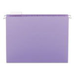 Smead Colored Hanging File Folders, Letter Size, 1/5-Cut Tab, Lavender, 25/Box orginal image