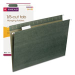 Smead Hanging Folders, Legal Size, 1/5-Cut Tab, Standard Green, 25/Box orginal image