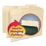 Smead Interior File Folders, 1/3-Cut Tabs, Letter Size, Manila, 100/Box orginal image