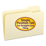 Smead Manila File Folders, 1/3-Cut Tabs, Right Position, Legal Size, 100/Box orginal image