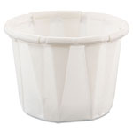 Solo Paper Portion Cups, .5oz, White, 250/Bag, 20 Bags/Carton orginal image