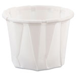 Solo Paper Portion Cups, .75oz, White, 250/Bag, 20 Bags/Carton orginal image