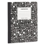 Universal Composition Book, Medium/College Rule, Black Marble Cover, (100) 9.75 x 7.5 Sheets orginal image