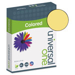Universal Deluxe Colored Paper, 20 lb Bond Weight, 8.5 x 11, Goldenrod, 500/Ream orginal image