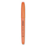 Universal Pocket Highlighters, Fluorescent Orange Ink, Chisel Tip, Orange Barrel, Dozen orginal image